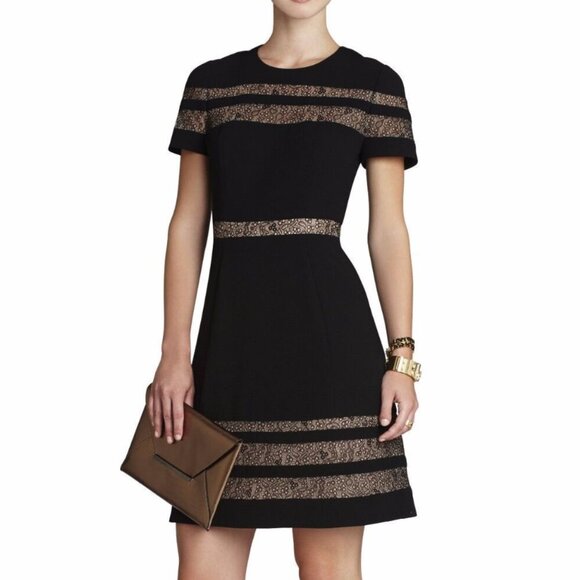 BCBGMaxAzria Kalli Lace Insert Dress - Picture 5 of 5